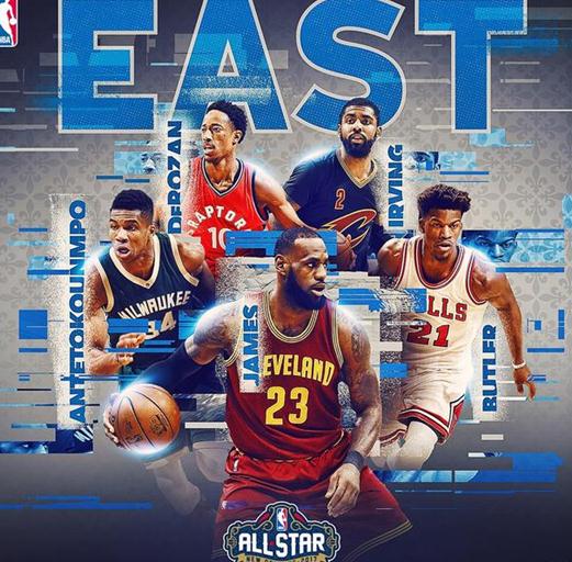 2017NBA全明星首发阵容有哪些球员 2017nba全明星首发阵容名单