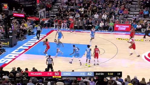 [球星]霍勒迪vs国王集锦 独得27+7+6全面数据半场得分20+
