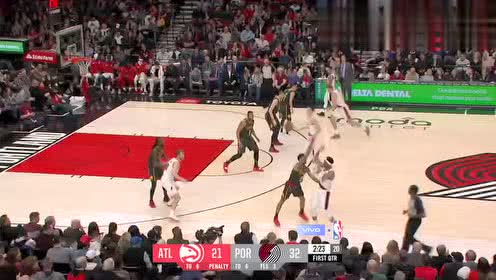 2019年01月27日NBA常规赛 老鹰VS开拓者 全场录像回放视频