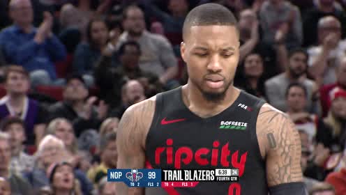 2019年01月19日NBA常规赛 鹈鹕VS开拓者 全场录像回放视频