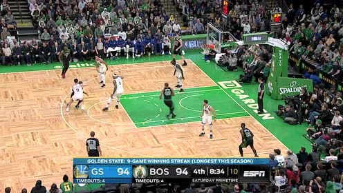 [纯享]勇士vs凯尔特人精华回放 库杜合砍57分欧文32+10