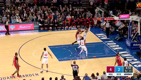 2019年01月28日NBA常规赛 热火VS尼克斯 全场录像回放视频