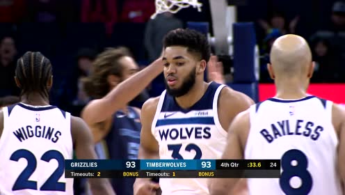2019年01月31日NBA常规赛 灰熊VS森林狼 全场录像回放视频