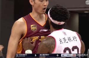 1场比赛3次爆发冲突，广东外援被罚出场，广东浙江2队都拼了