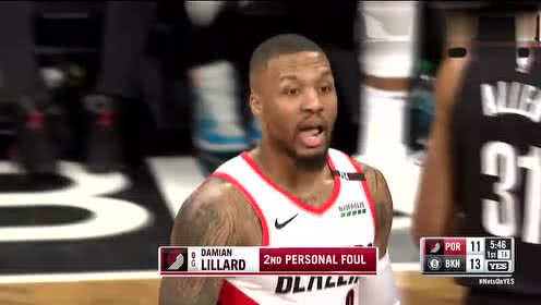 2019年02月22日NBA常规赛 开拓者VS篮网 全场录像回放视频