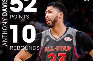 历史上的今天：浓眉哥暴砍52分拿到全明星赛MVP