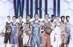 NBA新秀赛：美国队锋卫人员充足！世界队内外均匀实力更胜一筹。