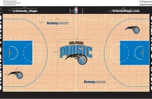 NBA30支球队球场地板图