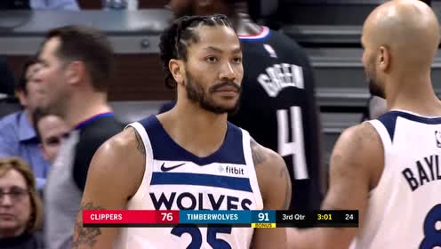 2019年02月12日NBA常规赛 快船VS森林狼 全场录像回放视频