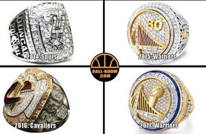NBA53年来53枚总冠军戒指盘点，哪枚最具美感，哪枚含金量最高？