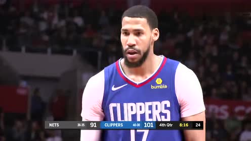 2019年03月18日NBA常规赛 篮网VS快船 全场录像回放视频