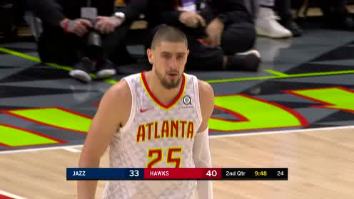 2019年03月22日NBA常规赛 爵士VS老鹰 全场录像回放视频