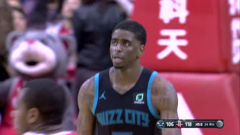 [纯享]黄蜂vs火箭精华回放 哈登轻松哈登28+10沃克40分7助