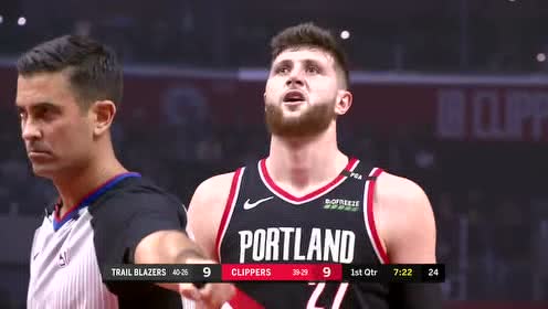 2019年03月13日NBA常规赛 开拓者VS快船 全场录像回放视频