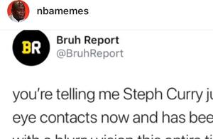 库里近视却不戴眼镜，威少得知后这样调侃，终于知道他为啥这么准