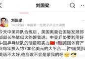 刘国梁称：世乒赛中美合练后，其奥委会官员说每年投入700亿。这到底是怎么一回事？
