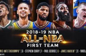 NBA最佳阵容出炉，最佳一阵和二阵，那队胜率更大