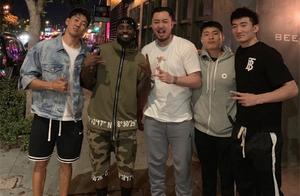睢冉与劳森相聚美国：很高兴见到CBA第一控卫