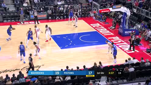 2019年10月10日NBA季前赛 独行侠VS活塞 全场录像回放视频