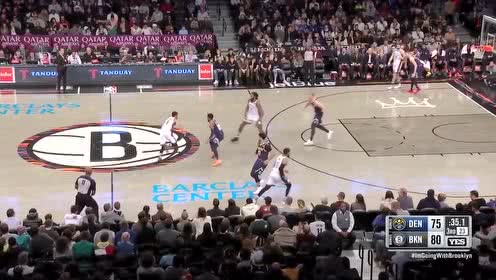 掘金102-105篮网 穆雷错失绝杀篮网保卫主场