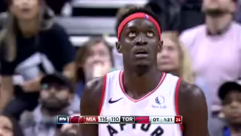 [回放]热火vs猛龙加时赛 巴特勒里突外投连得8分